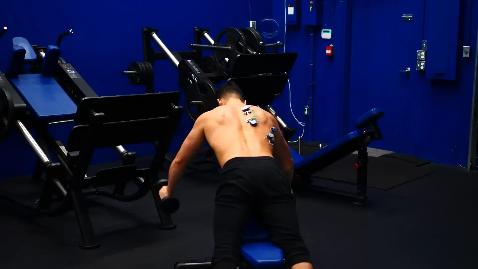 Demonstration of incline prone Y raises