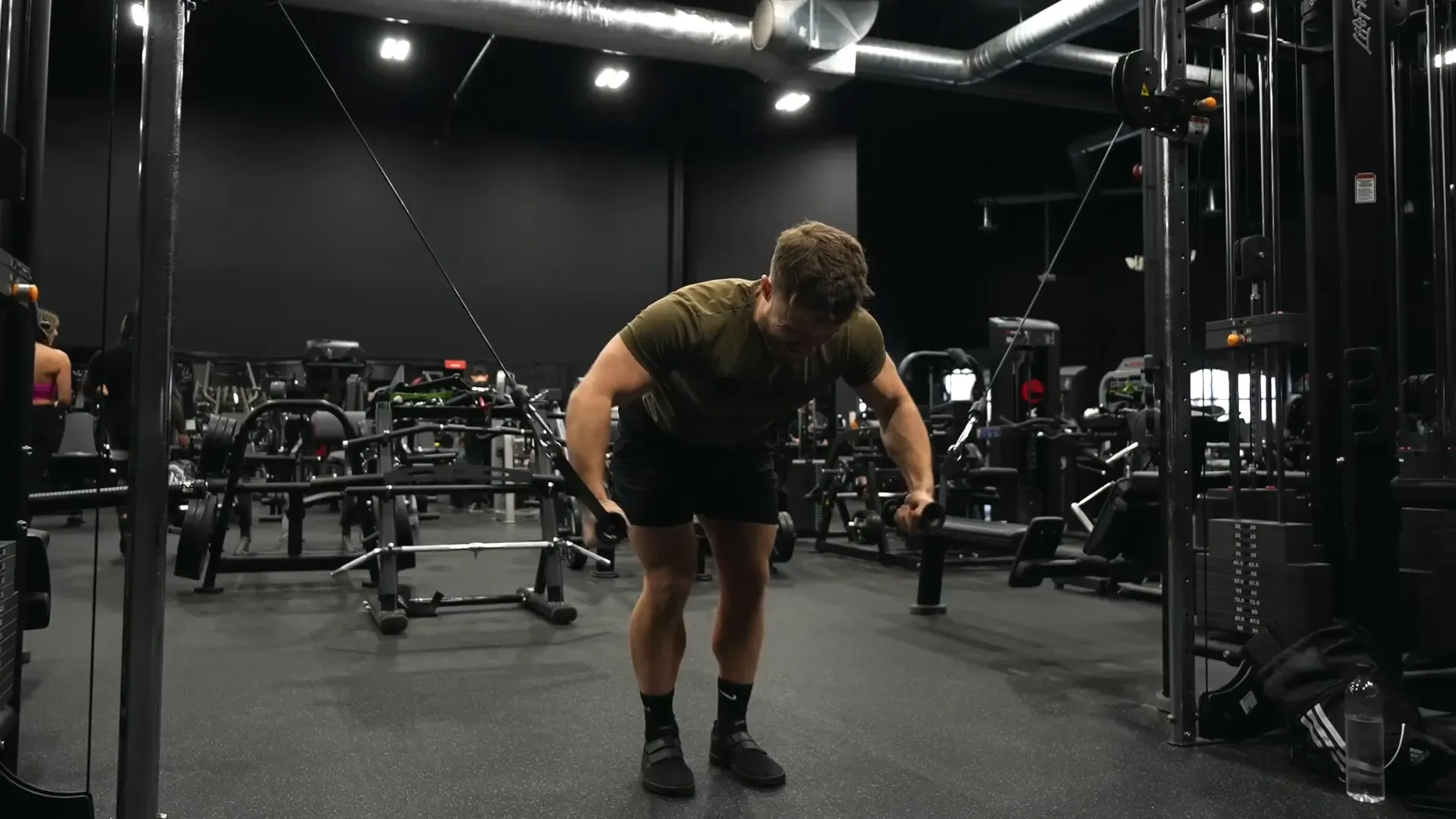 Seated Cable Pec Flye demonstration