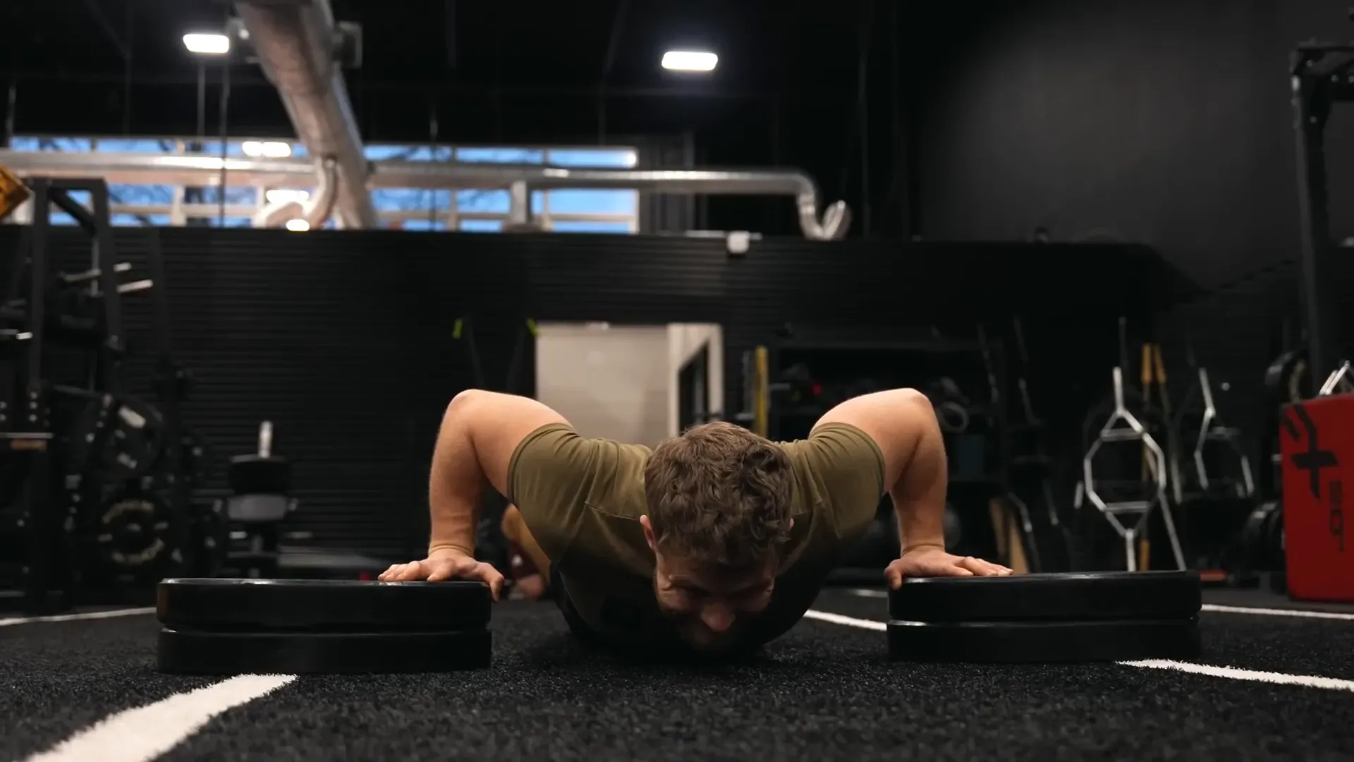 Deficit Push-Ups exercise demonstration