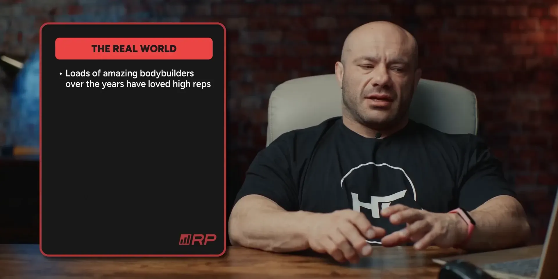 Bodybuilders using a mix of rep ranges