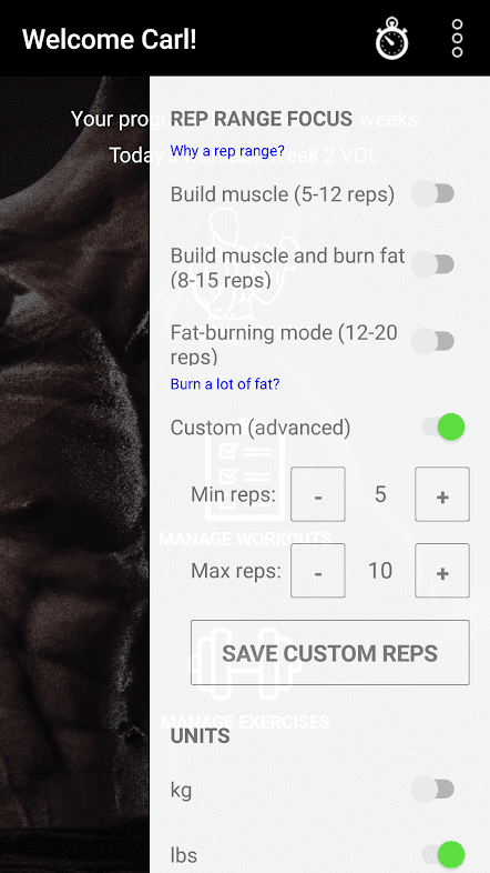 Update 913: Customize Your Rep Range to Focus on Building Muscle and Strength or to Burn More Fat