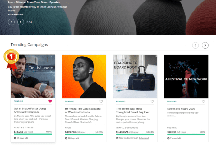 Trending on Indiegogo
