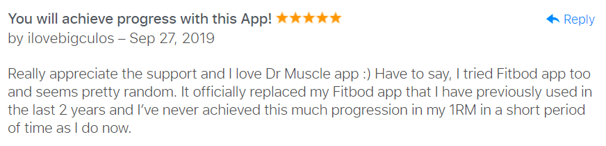 ilove review of Fitbod
